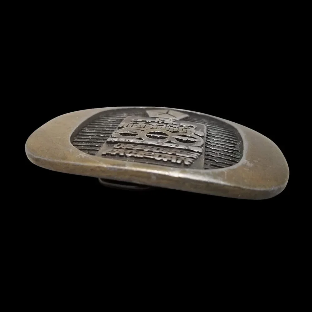 Vintage‎ Belt Buckle 1987 Chrysler LeBaron Indianapolis 500 Official Pace Car